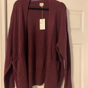 A new day purple cardigan from target. New with tags. XXL